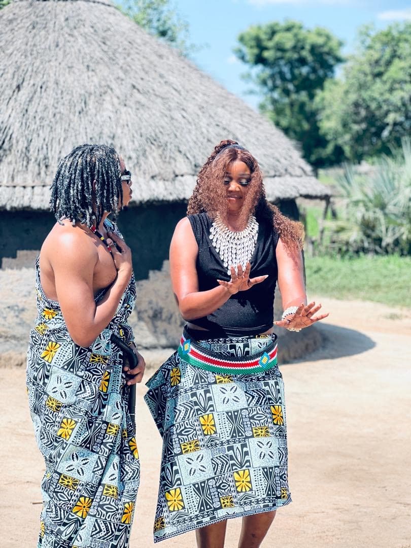Lady Kola on a cultural shoot